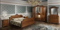 Royal hálószoba komód tükörrel